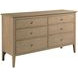 Glenwood Oatmeal 6 Drawer Dresser