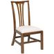 Fitts Heritage Maple and Cream Upholstered Side Chair