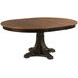 Bromefield Bridgetown Black and Heritage Maple Oval Extendable Dining Room Set
