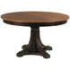 Bromefield Bridgetown Black and Heritage Maple Oval Extendable Dining Room Set
