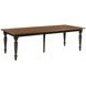 Nicholas Bridgetown Black and Heritage Maple Rectangular Extendable Dining Room Set