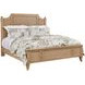 Randall Light Stain King Panel Bed