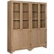 Westbridge Light Stain 2 Door Bookcase with LED