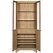 Westbridge Light Stain 2 Door Bookcase with LED