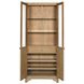 Chastain Carmel Bookcase with LED