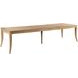 Chastain Caramel 128" Extendable Rectangular Dining Table