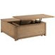 Woodfield Caramel Square Lift Top Cocktail Table