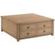 Woodfield Caramel Square Lift Top Cocktail Table
