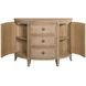 Woodfield Caramel 3 Drawer Demilune Chest