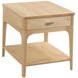 Newport Ash Rectangular End Table with 1 Drawer