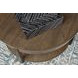 Costa Way Hamilton Deep Brown Round Lift Top Coffee Table