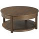 Costa Way Hamilton Deep Brown Round Lift Top Coffee Table