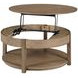 Costa Way Hamilton Taupe Round Lift Top Coffee Table