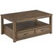Costa Way Hamilton Deep Brown Rectangular Coffee Table