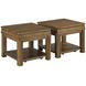 Nicolette Hamilton Auburn Square Bunching Coffee Table Set of 2