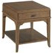Nicolette Hamilton Auburn Rectangular End Table with 1 Drawer