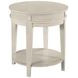 Serra Hamilton Classic White Round End Table