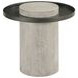 Ala Carte Earthtone Round Short Accent Chairside Table