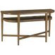 Eldon Medium Stain D Shaped Console Table