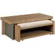 Hidden Treasures Spence Medium Stain Rectangular Cocktail Table and Bench