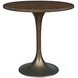 Hidden Treasures Brown 36" Round Pub Table
