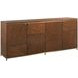 Jenkins Medium Stain 82" Entertainment Console with 4 Doors