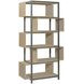 Jive Light Stain Etagere with 5 Shelves