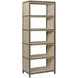 Jive Light Stain Etagere with 5 Shelves