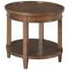Longham Warm Auburn Oval End Table