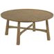 Milo Light Stain Round Cocktail Table Set