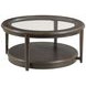 Whitaker Distressed Dark Stain Occasional Table Set