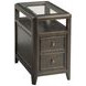 Whitaker Distressed Dark Stain Occasional Table Set
