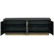 Hidden Treasures Black and Gold 4 Door Landscape Sideboard