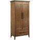 Abode Kingsley Medium Stain 2 Door Armoire