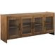 Abode Wagner Medium Stain 76" Entertainment Console with 4 Doors