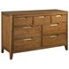 Aspire Scale Brown 7 Drawer Dresser