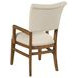 Aspire Contour Cream Upholstered Arm Chair