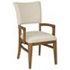 Aspire Contour Cream Upholstered Arm Chair