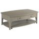 Milan Stone Oval 1 Drawer Cocktail Table