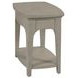 Milan Stone Oval Chairside Table
