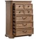 Adler Court Florentine Walnut 5 Drawer Chest