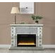 Noralie Silver and Gray 47" Fireplace
