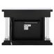 Noralie Silver and Gray 47" Fireplace with Bluetooth and LED