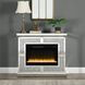 Noralie Silver and Gray 41" Fireplace