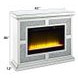 Noralie Silver and Gray 41" Fireplace