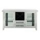 Noralie Silver 2 Glass Door Wine Cabinet with LED