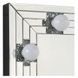 Noralie Silver Rectangular Hollywood Wall Mirror with Light