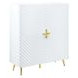 Gaines White 4 Door Accent Cabinet