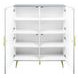 Gaines Gray 4 Door Accent Cabinet