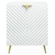 Gaines White Rectangular Console Table